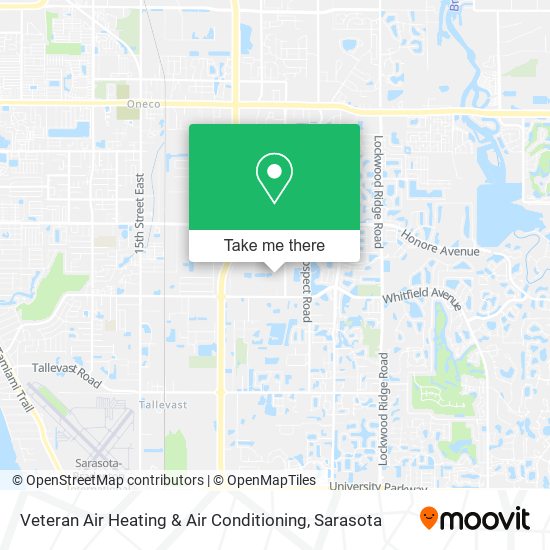Veteran Air Heating & Air Conditioning map