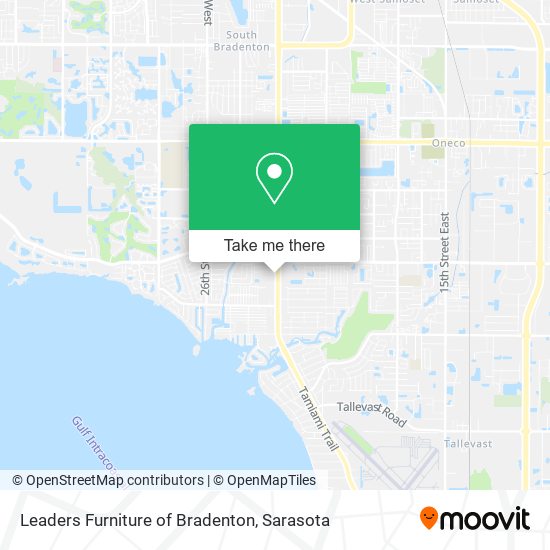 Mapa de Leaders Furniture of Bradenton