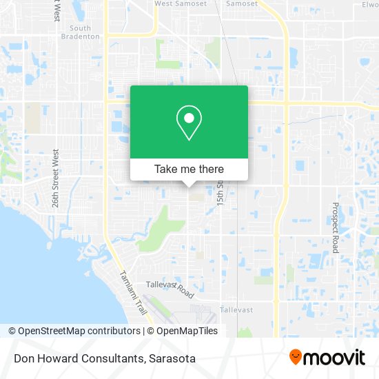 Don Howard Consultants map