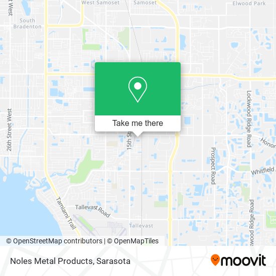 Noles Metal Products map