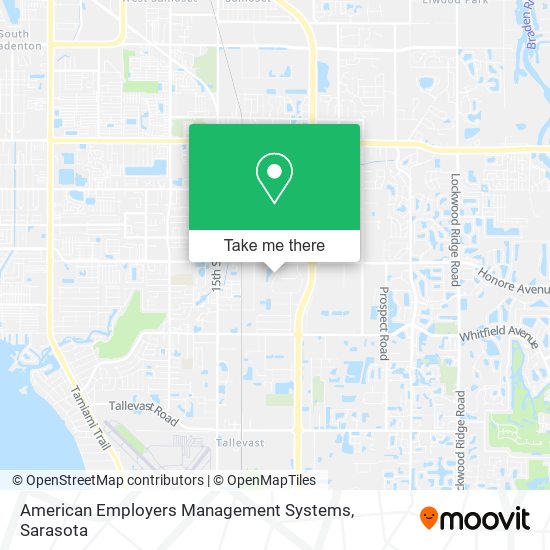 American Employers Management Systems map