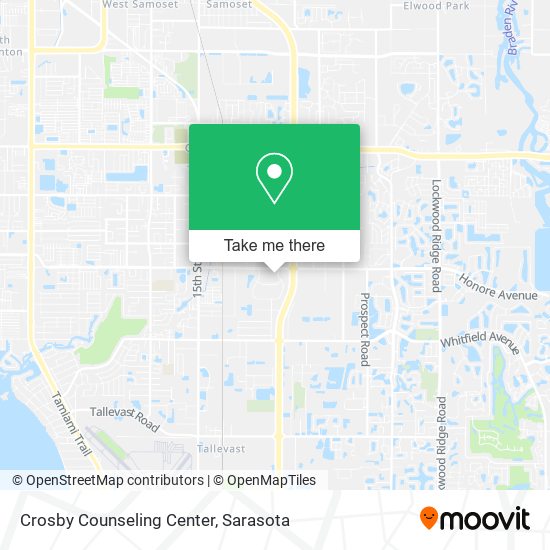 Crosby Counseling Center map