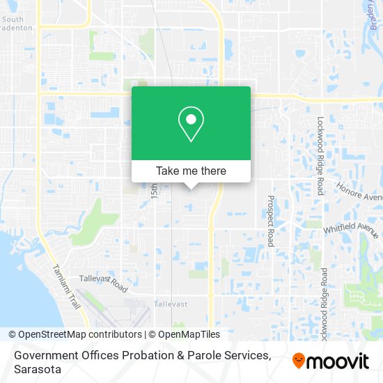 Mapa de Government Offices Probation & Parole Services