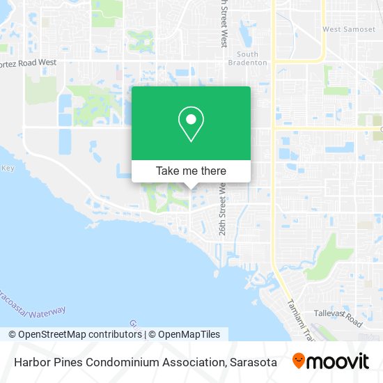 Harbor Pines Condominium Association map