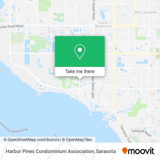 Mapa de Harbor Pines Condominium Association