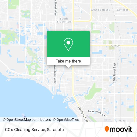 CC's Cleaning Service map
