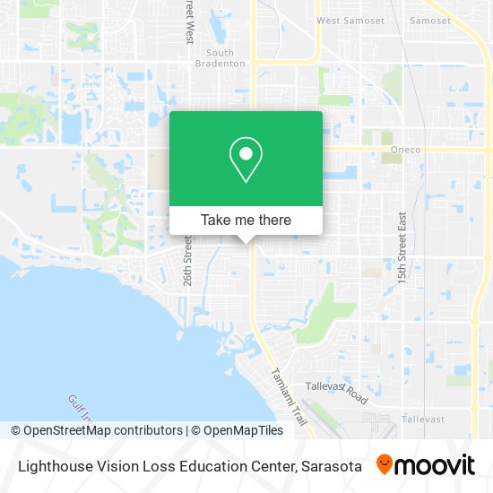 Lighthouse Vision Loss Education Center map