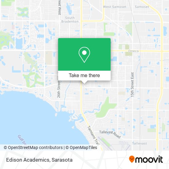 Mapa de Edison Academics