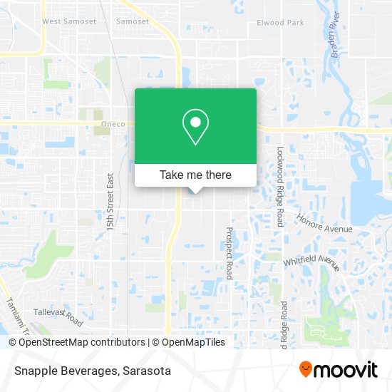 Snapple Beverages map