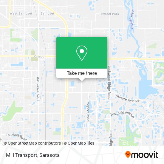 Mapa de MH Transport