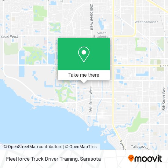 Mapa de Fleetforce Truck Driver Training