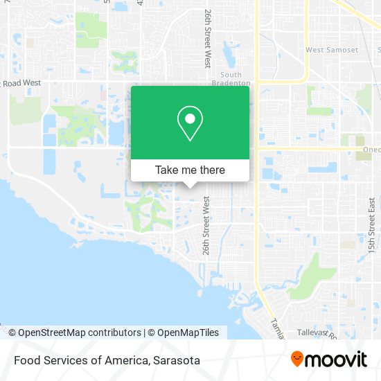 Food Services of America map