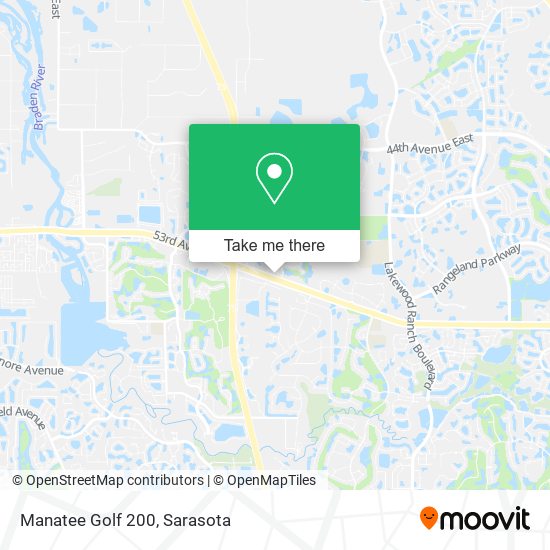 Mapa de Manatee Golf 200