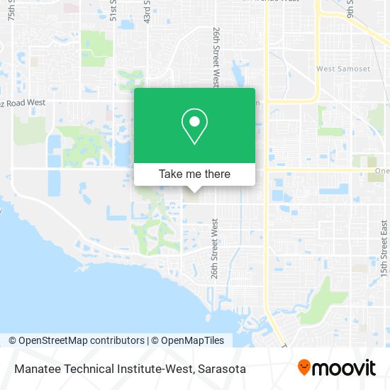 Manatee Technical Institute-West map