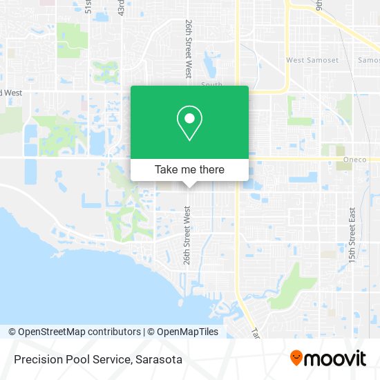 Precision Pool Service map