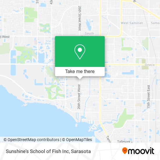 Mapa de Sunshine's School of Fish Inc
