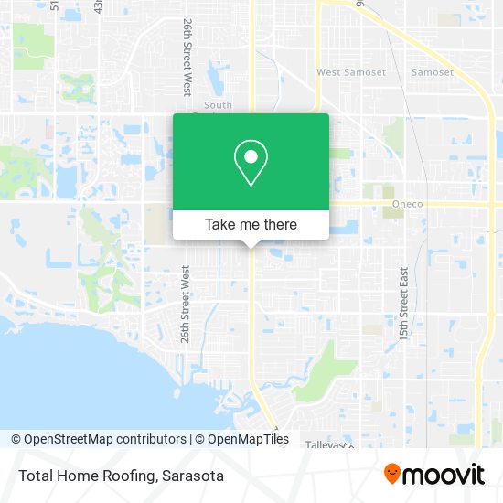 Total Home Roofing map