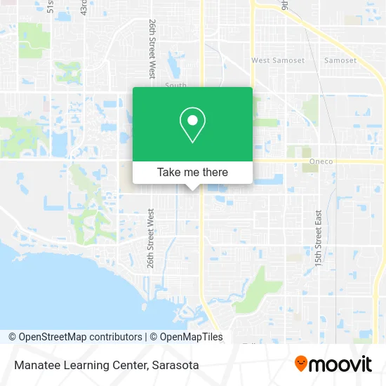 Manatee Learning Center map