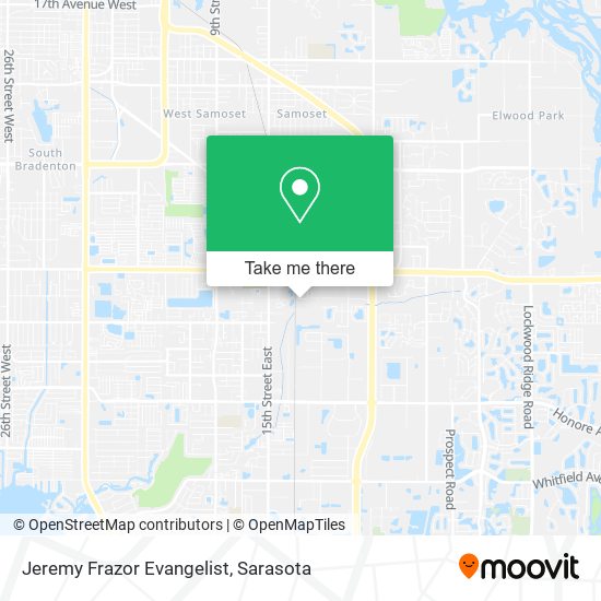Jeremy Frazor Evangelist map