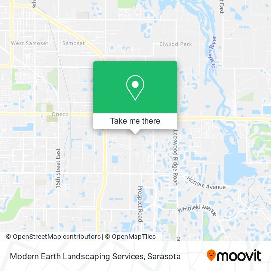 Mapa de Modern Earth Landscaping Services