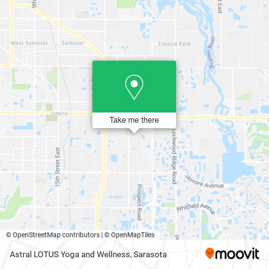 Astral LOTUS Yoga and Wellness map