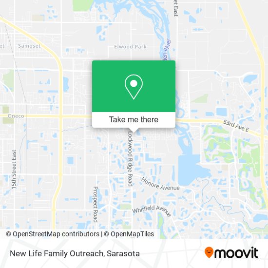 New Life Family Outreach map