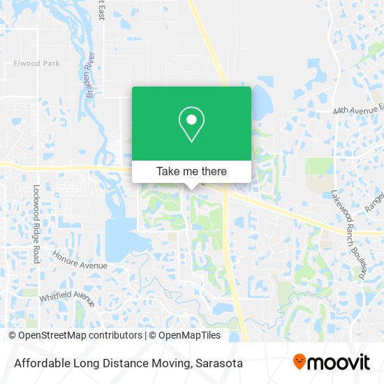 Mapa de Affordable Long Distance Moving