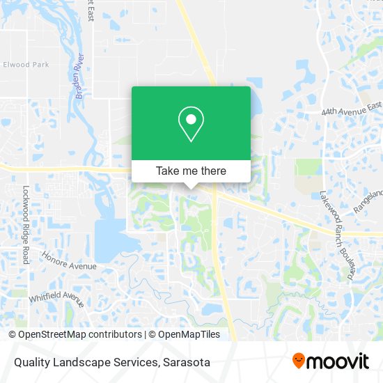 Quality Landscape Services map