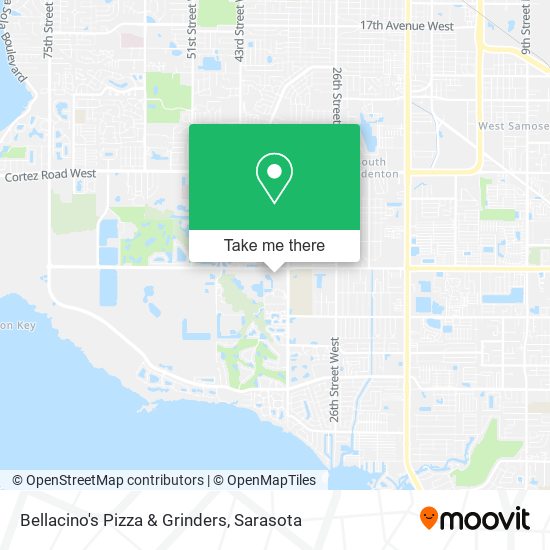 Mapa de Bellacino's Pizza & Grinders