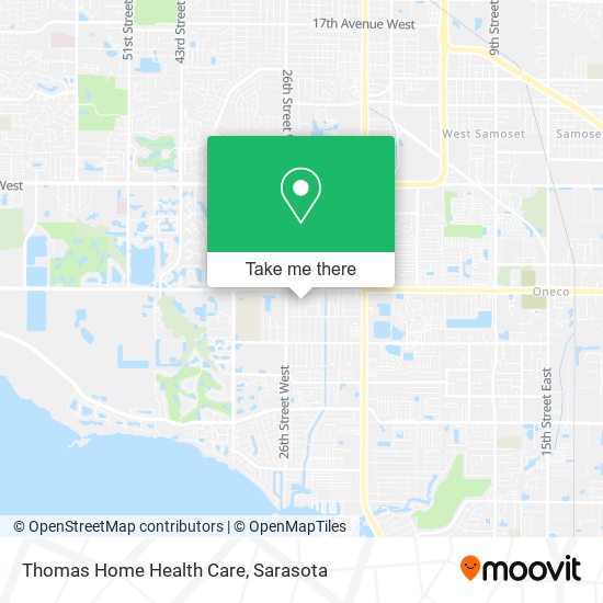 Thomas Home Health Care map