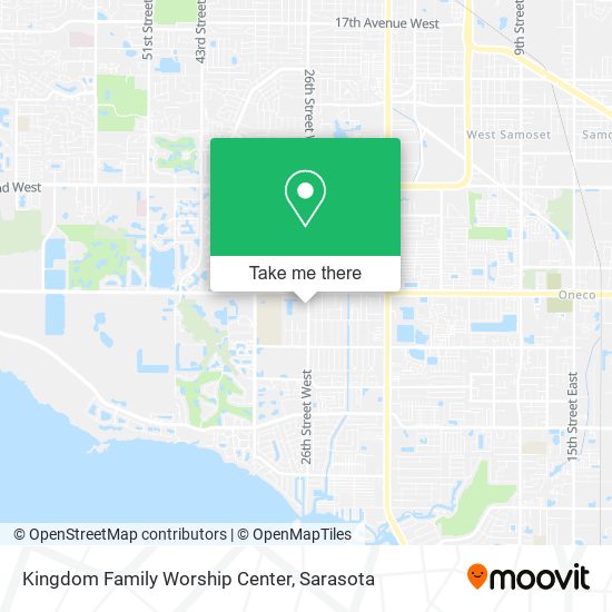 Mapa de Kingdom Family Worship Center