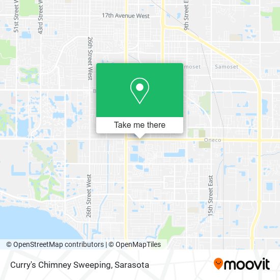 Curry's Chimney Sweeping map