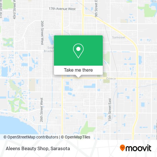Aleens Beauty Shop map