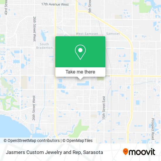 Jasmers Custom Jewelry and Rep map