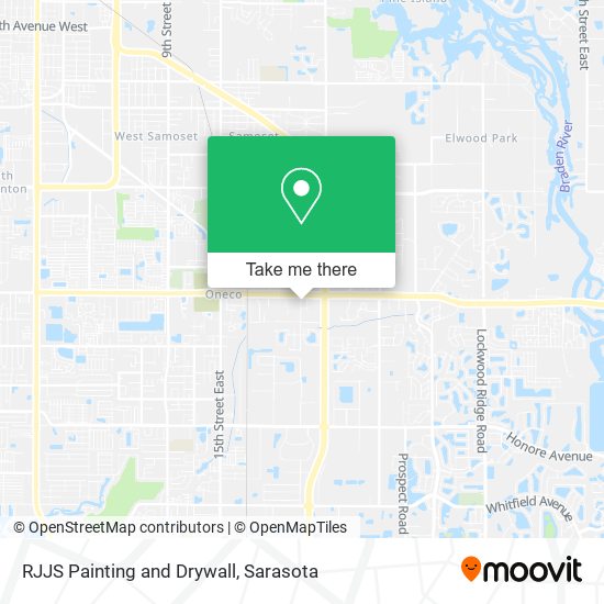 RJJS Painting and Drywall map