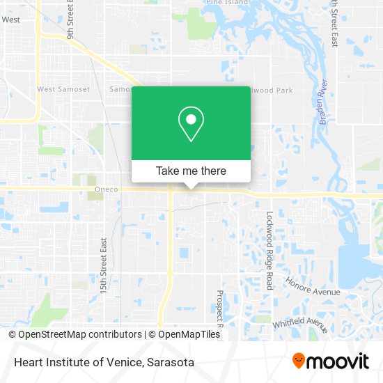 Heart Institute of Venice map