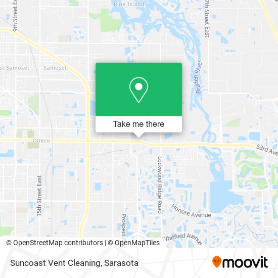Suncoast Vent Cleaning map