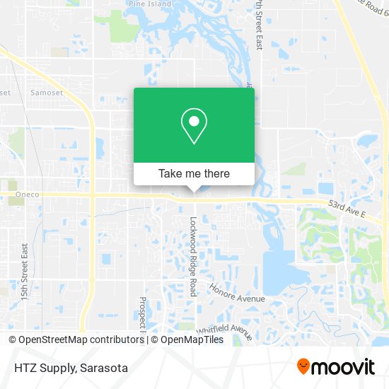 Mapa de HTZ Supply