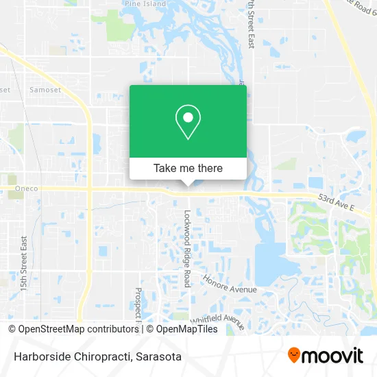 Harborside Chiropracti map