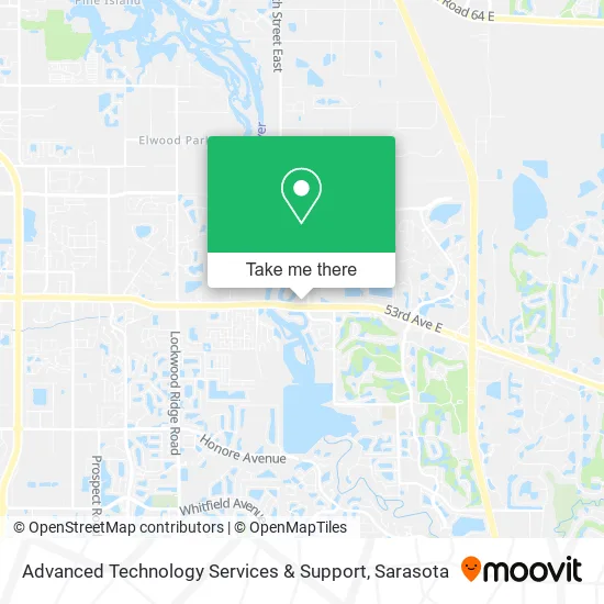 Advanced Technology Services & Support map
