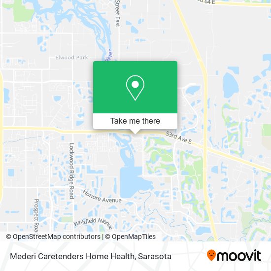 Mapa de Mederi Caretenders Home Health