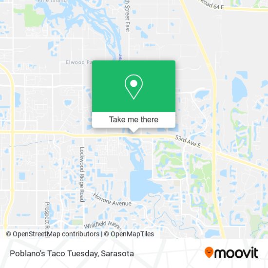 Mapa de Poblano's Taco Tuesday