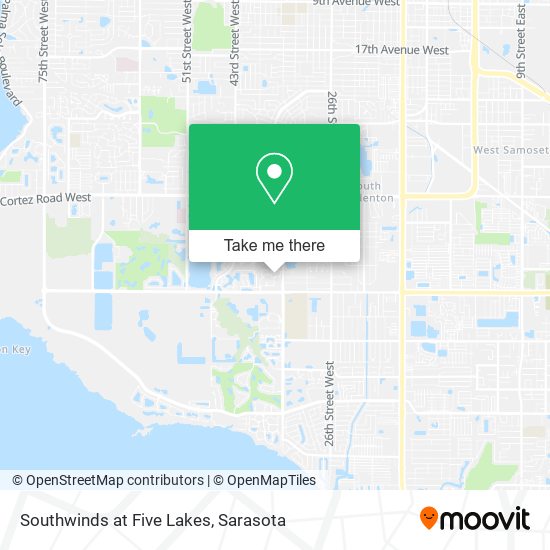 Southwinds at Five Lakes map