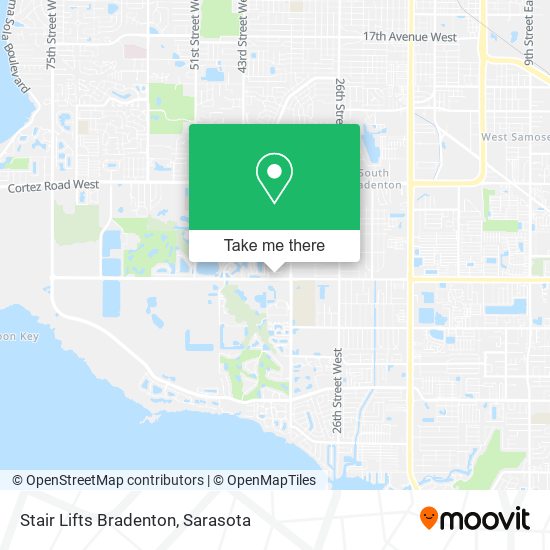 Stair Lifts Bradenton map