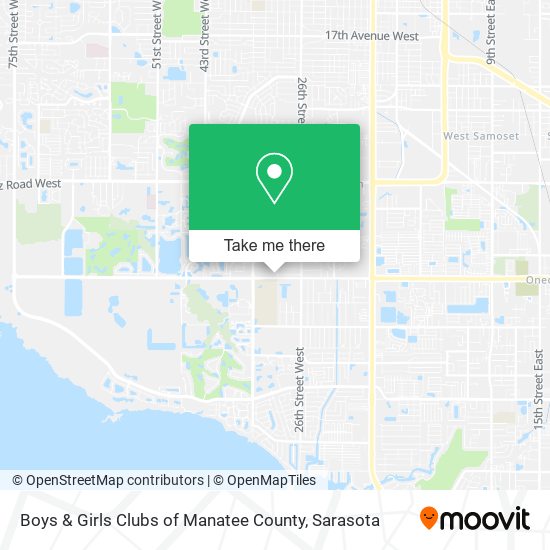 Boys & Girls Clubs of Manatee County map