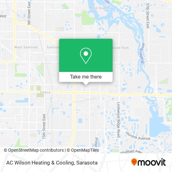 AC Wilson Heating & Cooling map