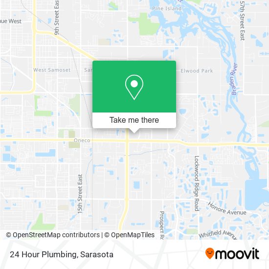 Mapa de 24 Hour Plumbing