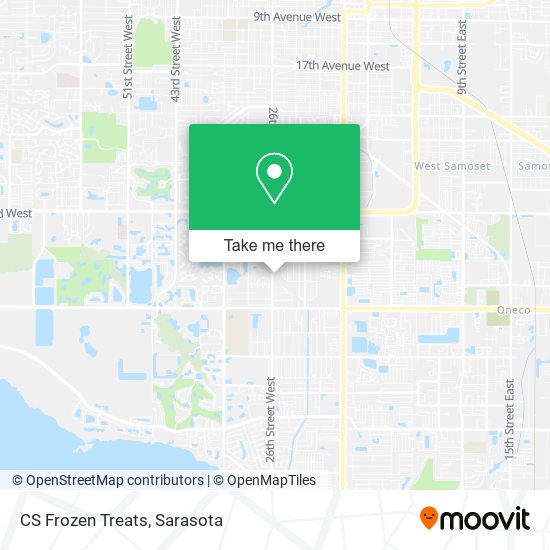 Mapa de CS Frozen Treats