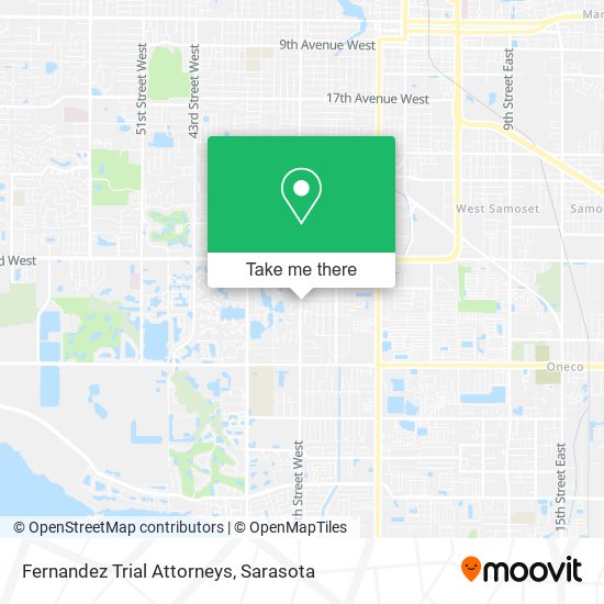 Fernandez Trial Attorneys map