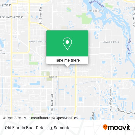 Old Florida Boat Detailing map